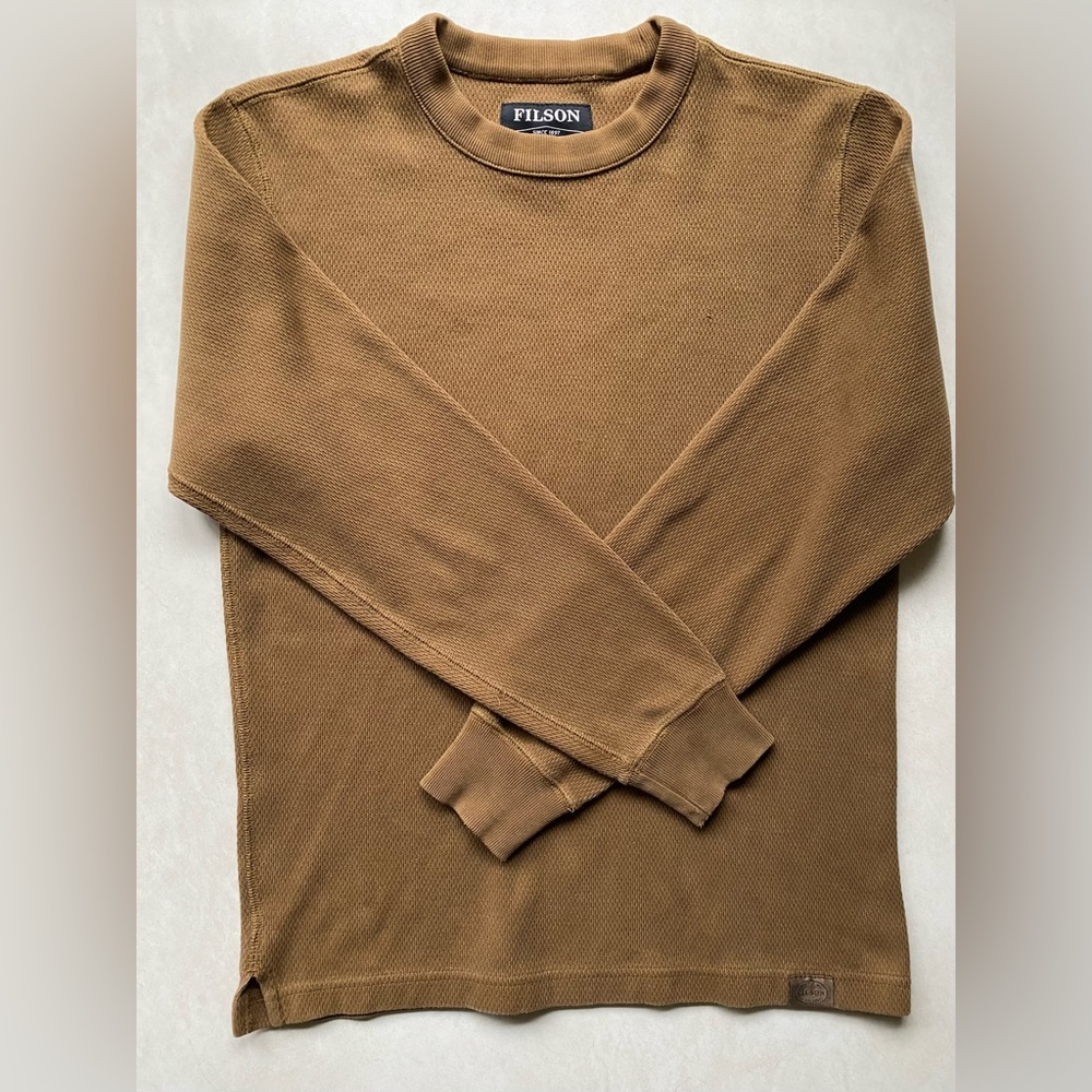 Filson Waffle Knit Thermal Crewneck Mens XS